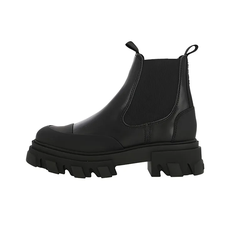 GANNI Rear-logo Chelsea Boots