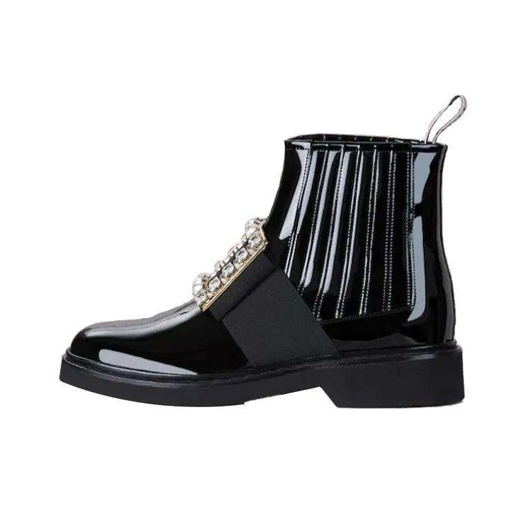 Roger Vivier Viv' Rangers Ankle Boots 2.5cm Women's Black