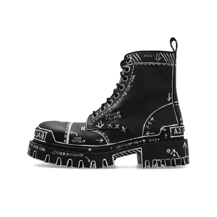 Balenciaga Strike L20 Ankle Boots 'Black' Women's