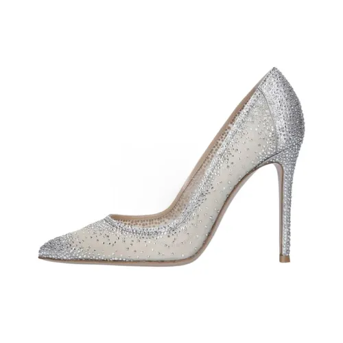 GIANVITO ROSSI Rania Высокие каблуки Серебристые Женские