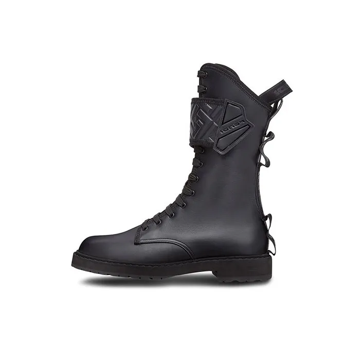 FENDI Women's Leather Lace-Up Boot 'Black'