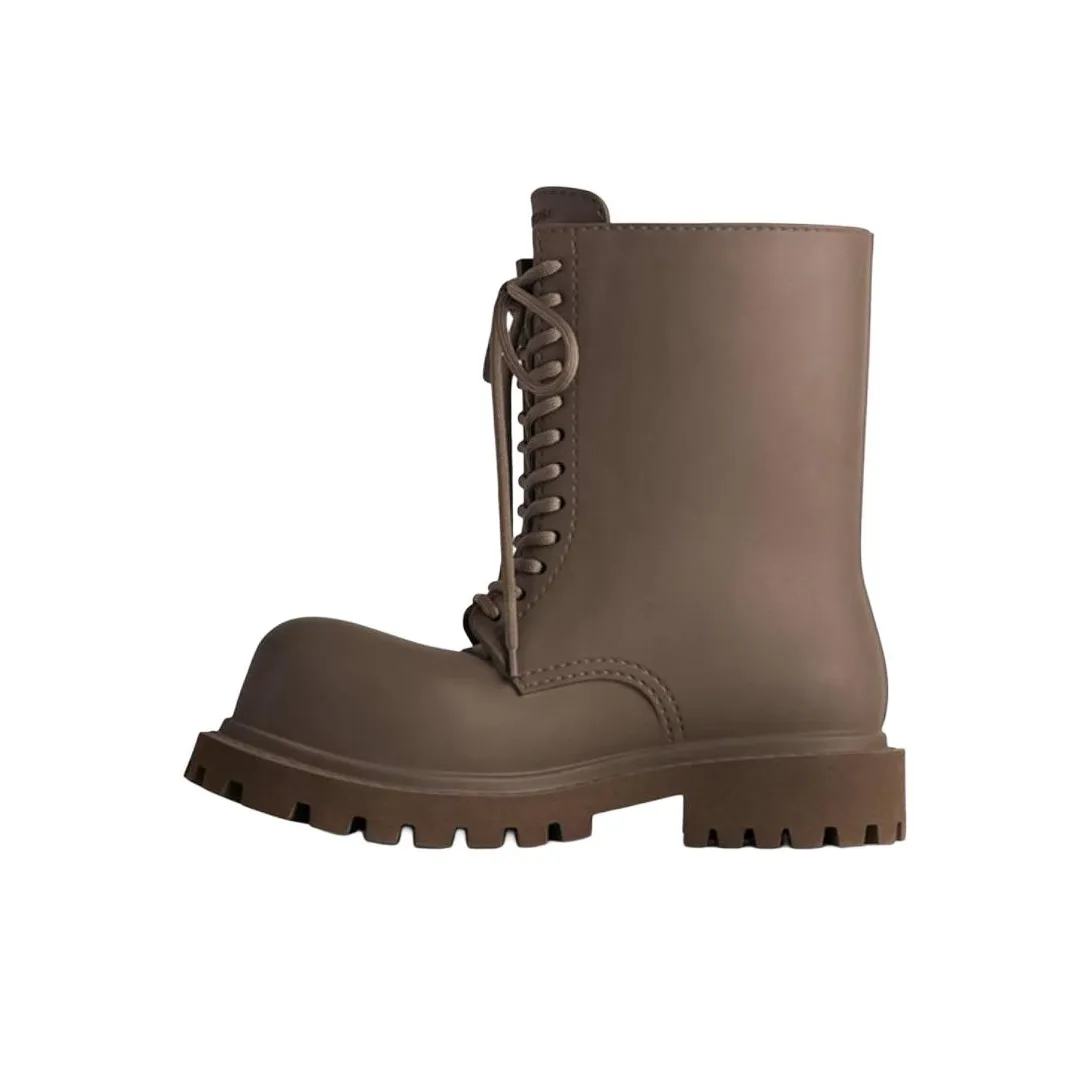 Balenciaga Steroid Ankle Boots Men's Brown