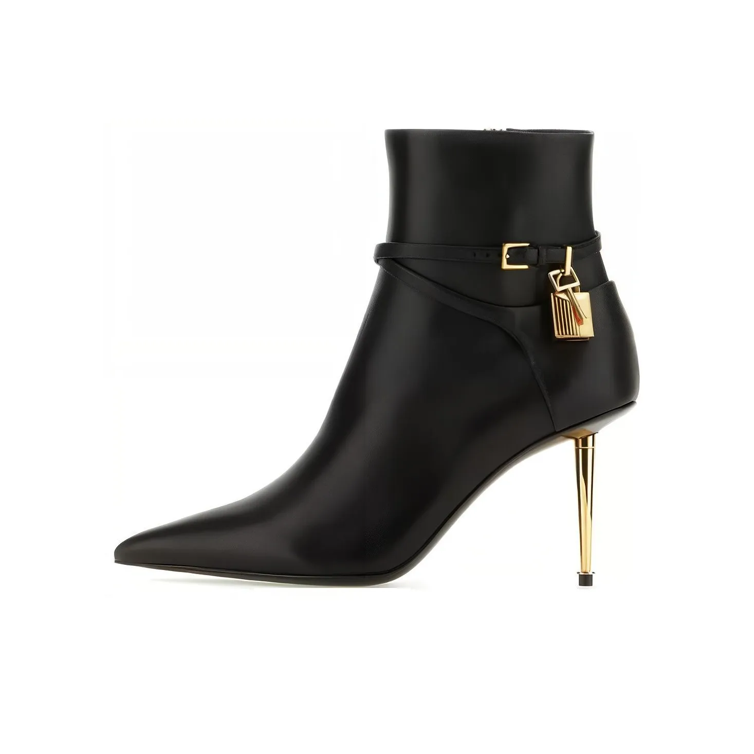 TOM FORD 80mm Leather Pointed toe Boots