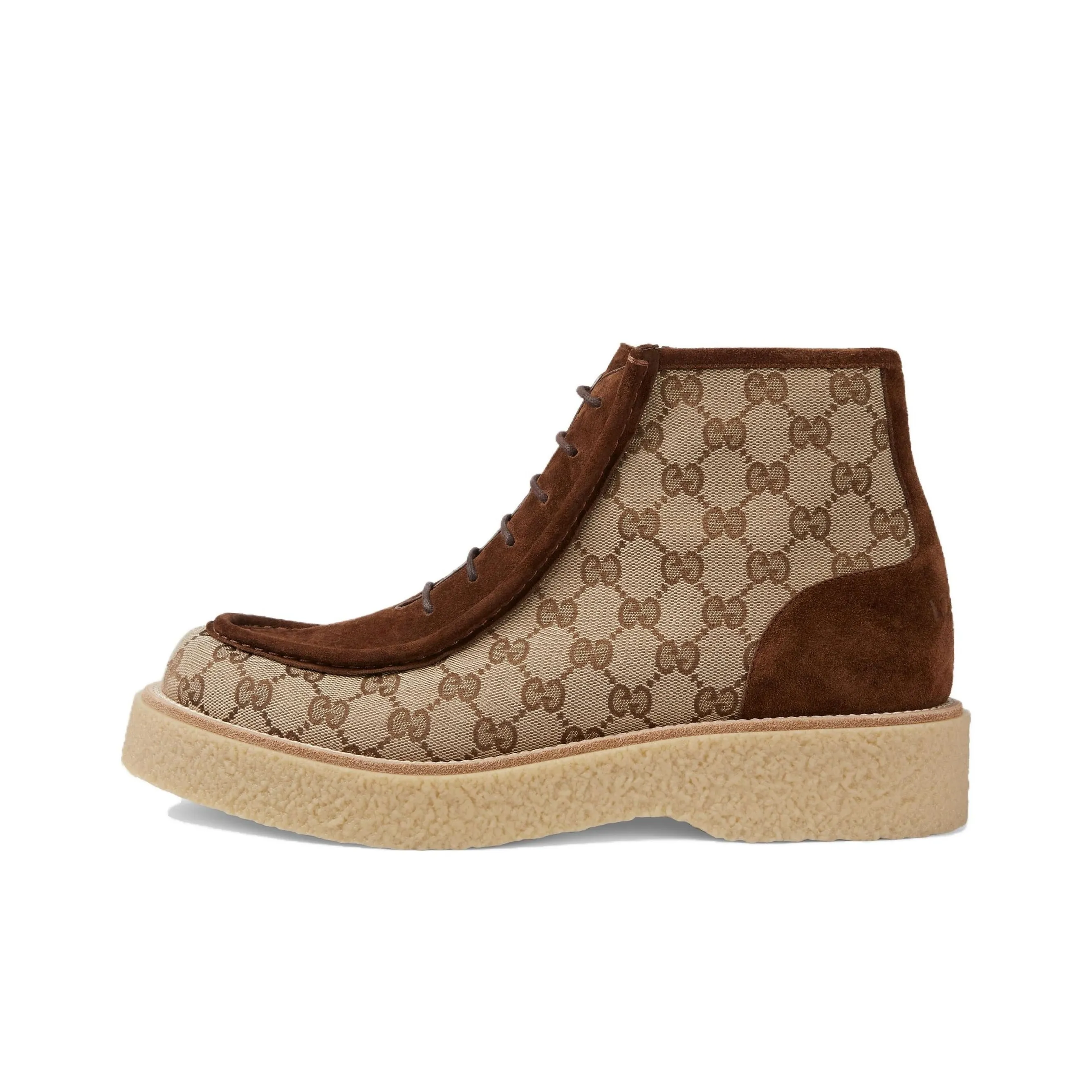 GUCCI GG Supreme Lace up Boots