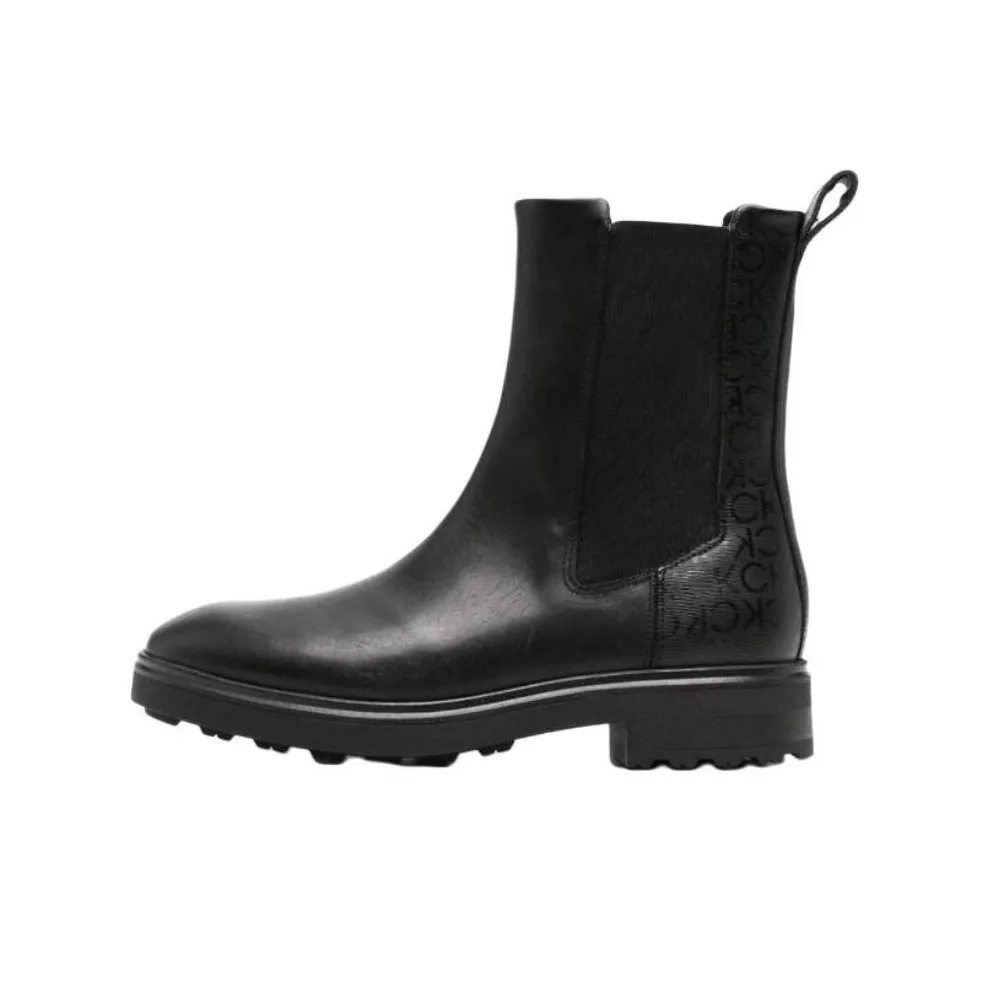CALVIN KLEIN Short Chelsea Boots Women's Black
