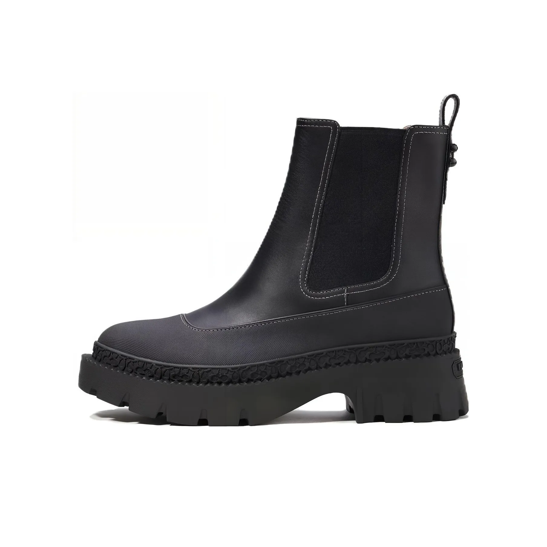COACH 40mm Leather Chelsea Boots
