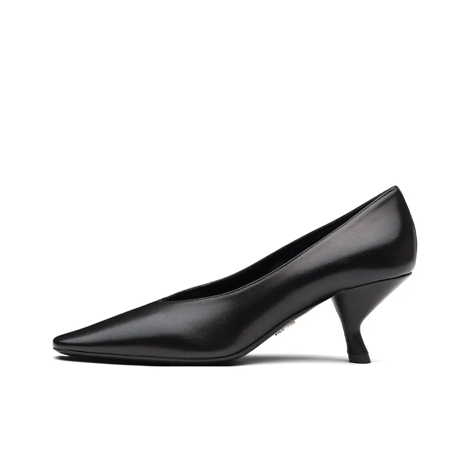 PRADA Нестандартный каблук Высокие каблуки Женские Черный