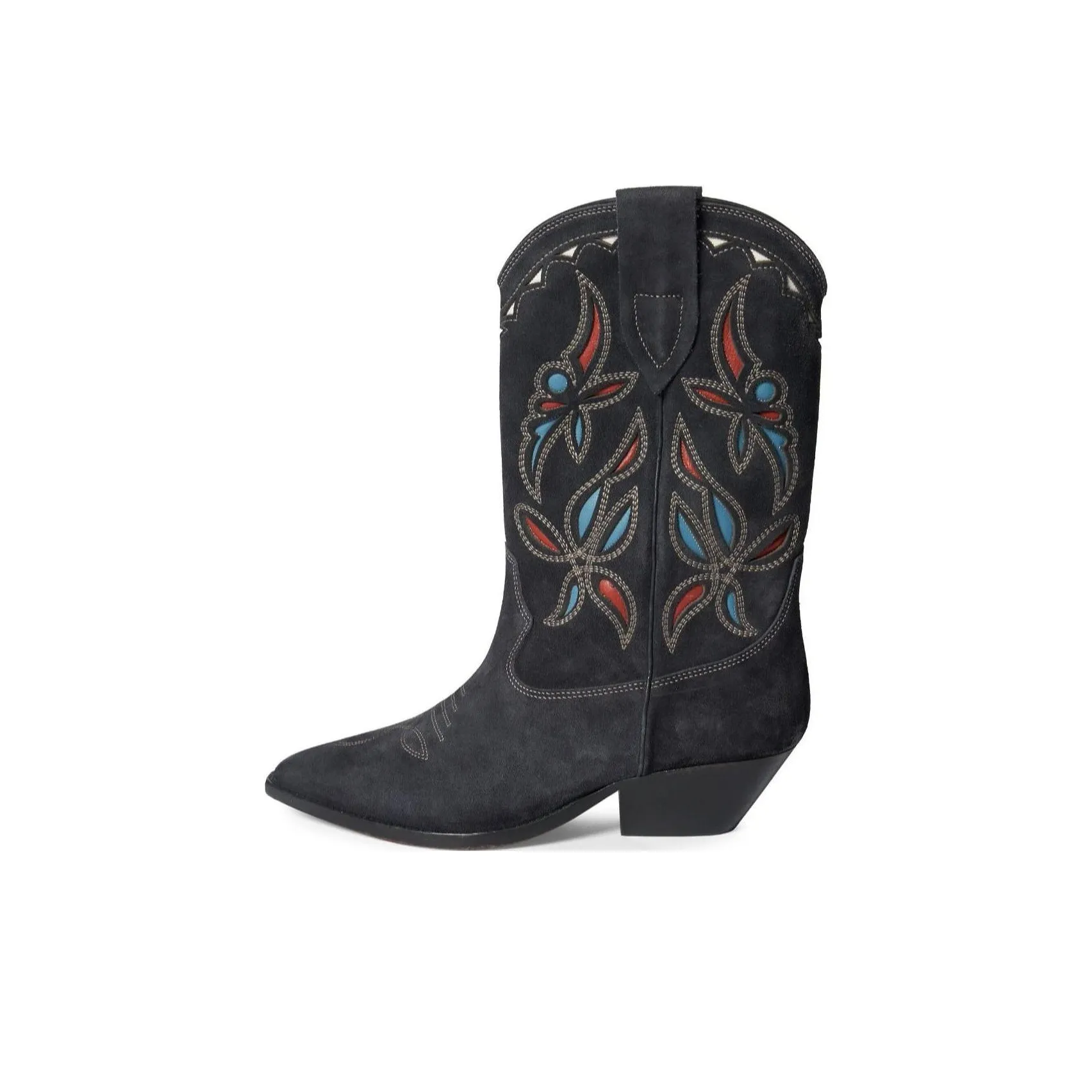 ISABEL MARANT Duerto Suede Cowboy Boots