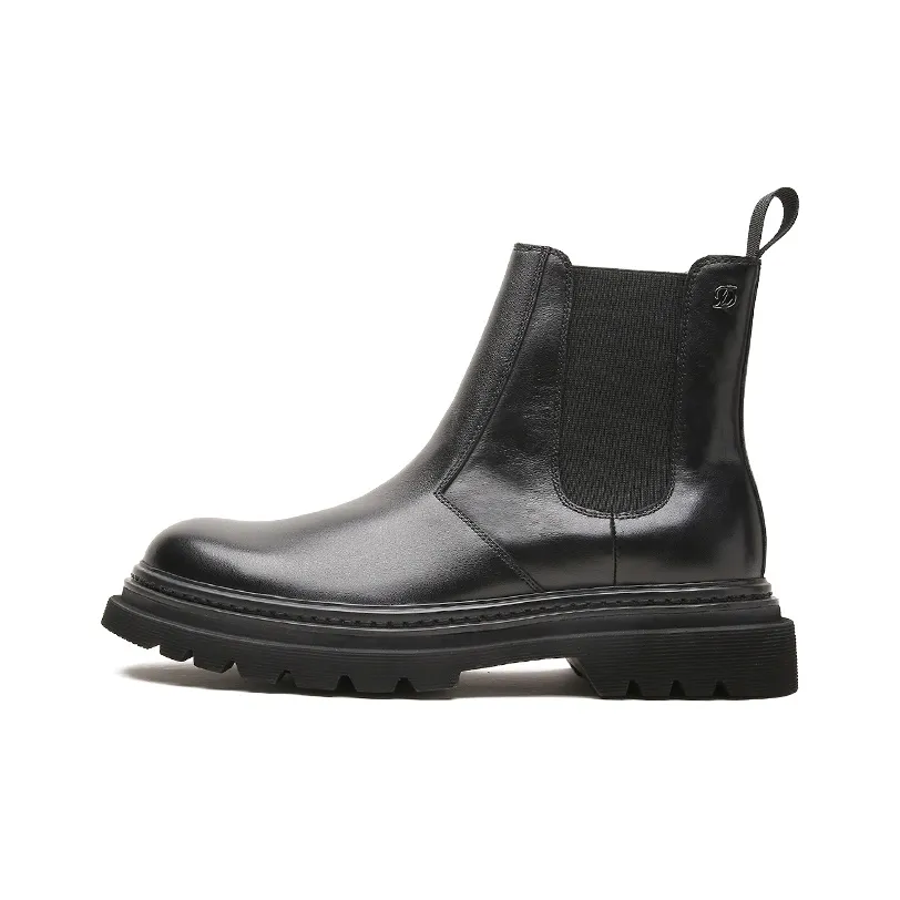 S. T.DUPONT Короткий Челси 4CM Мужской Черный