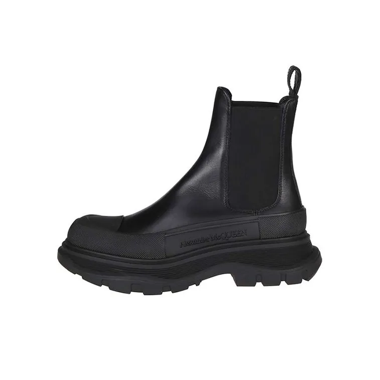 Alexander McQueen Chelsea Tread Ankle Boot Black Women's