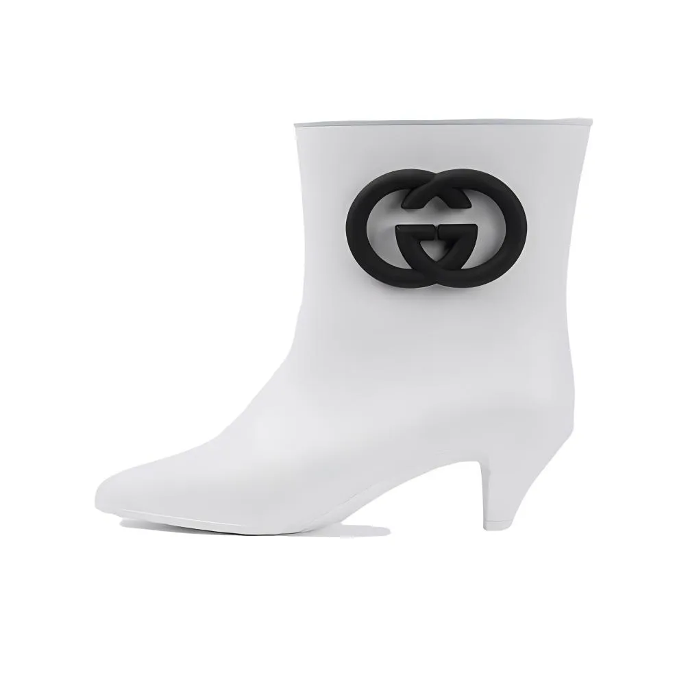 GUCCI Ankle Boots Women's White