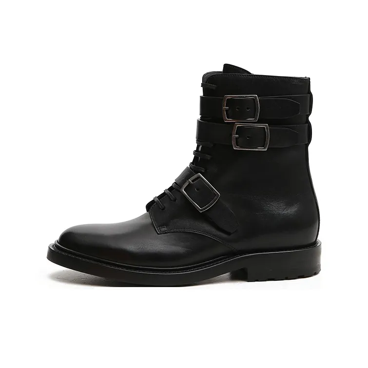 SAINT LAURENT Army Ankle Boots Farrow Women's Black