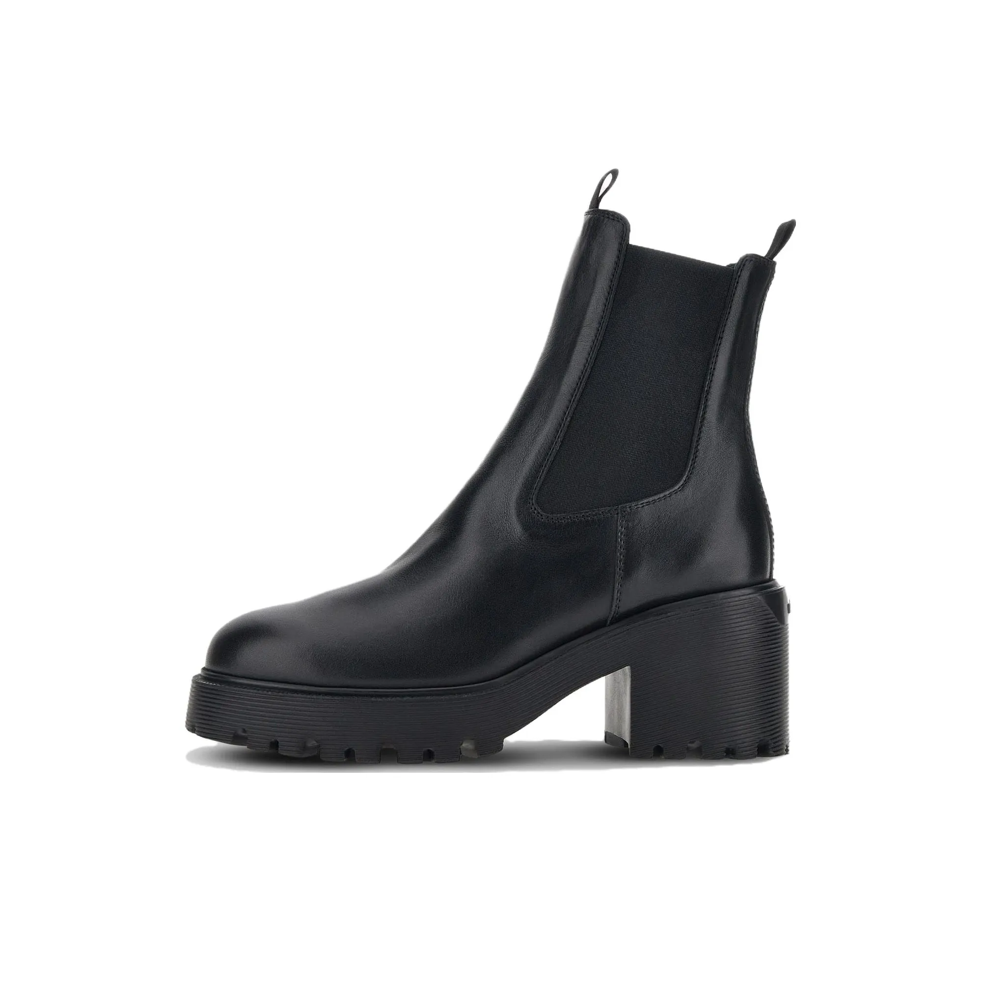 HOGAN Round-Toe Slip-On Ankle Boots Women's