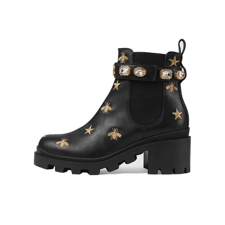 GUCCI Chelsea Boots Women's Black