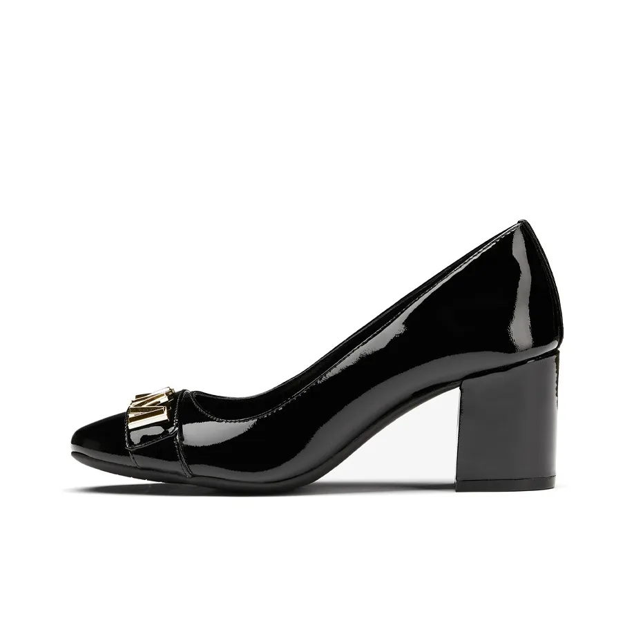 Michael Kors Jilly 60mm Logo-plaque Patent Pumps