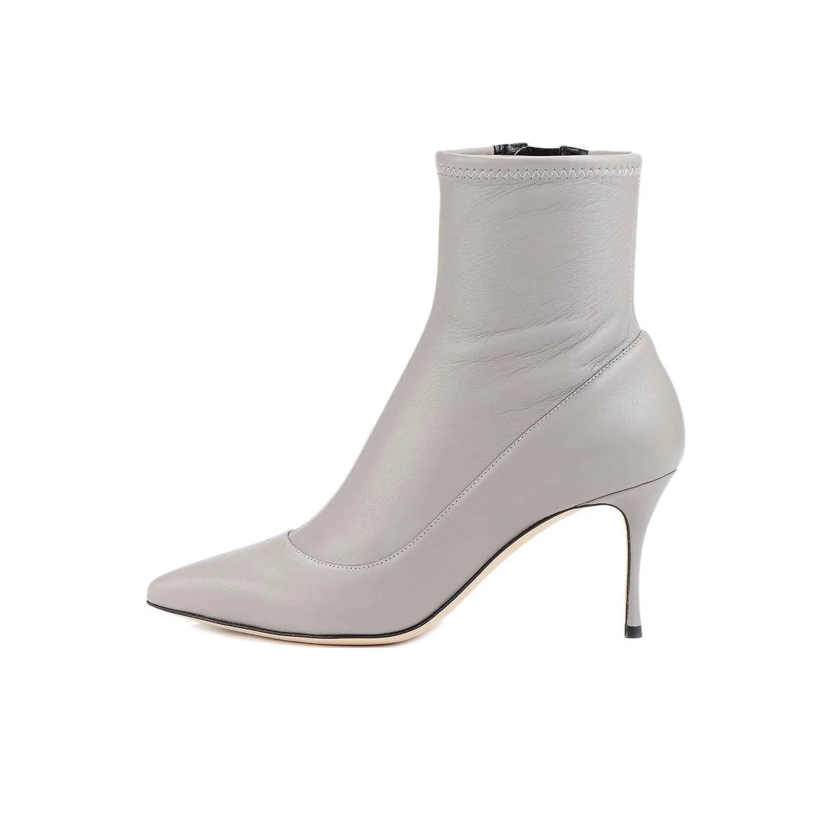 SERGIO ROSSI Ankle Boots 8cm Women's Gray