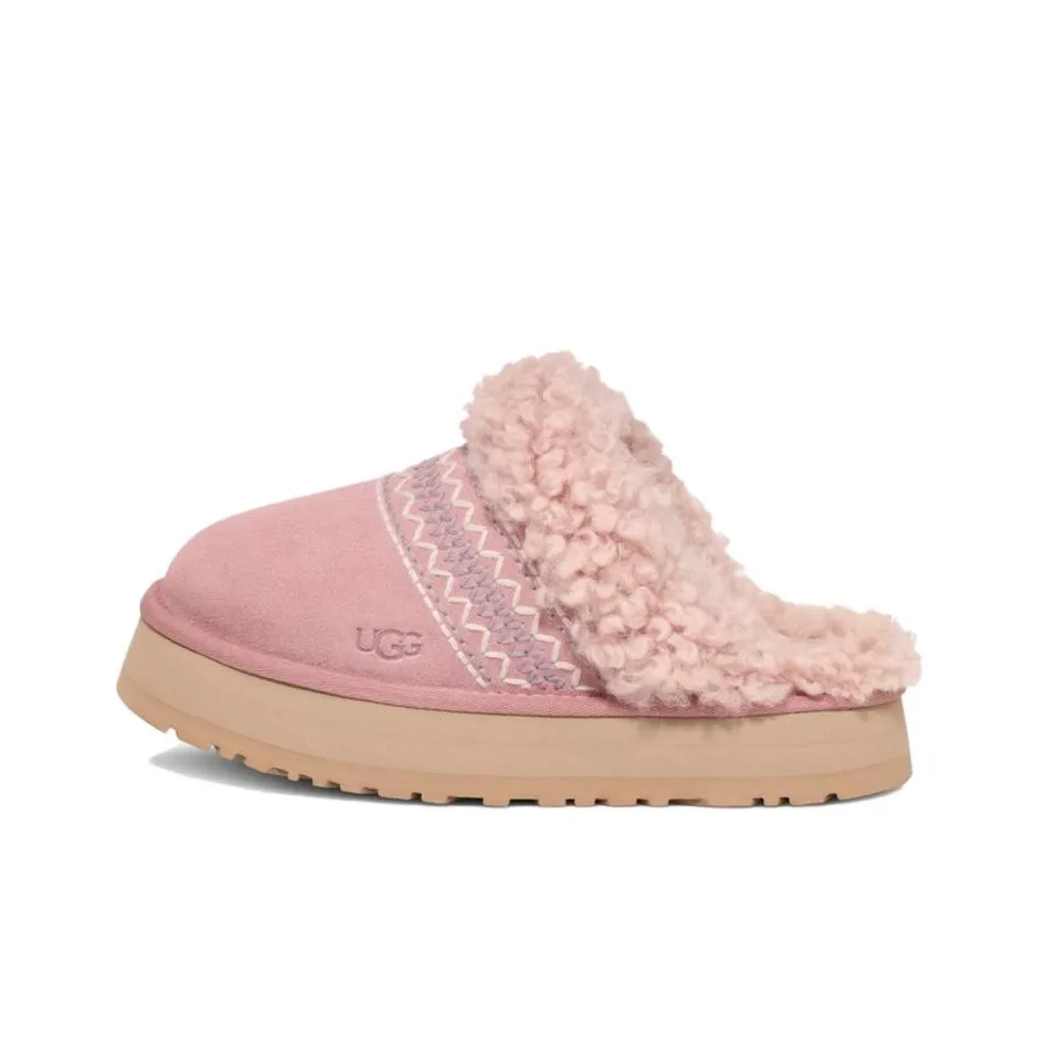 UGG противоскользящие домашние тапочки унисекс розовые серые