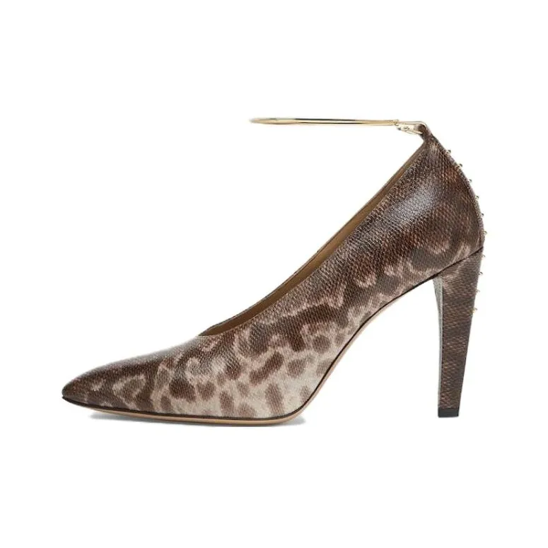 FENDI Filo Ankle Strap Pumps