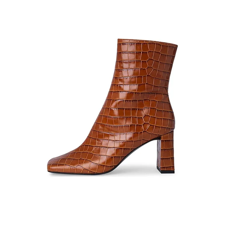 By Far Ботильоны 8 см Женские Коричневый