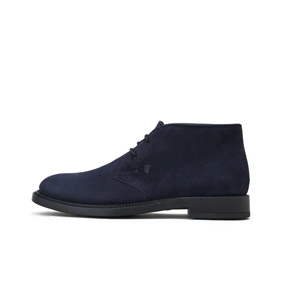 TOD'S Desert Almond-Toe Ankle Boots