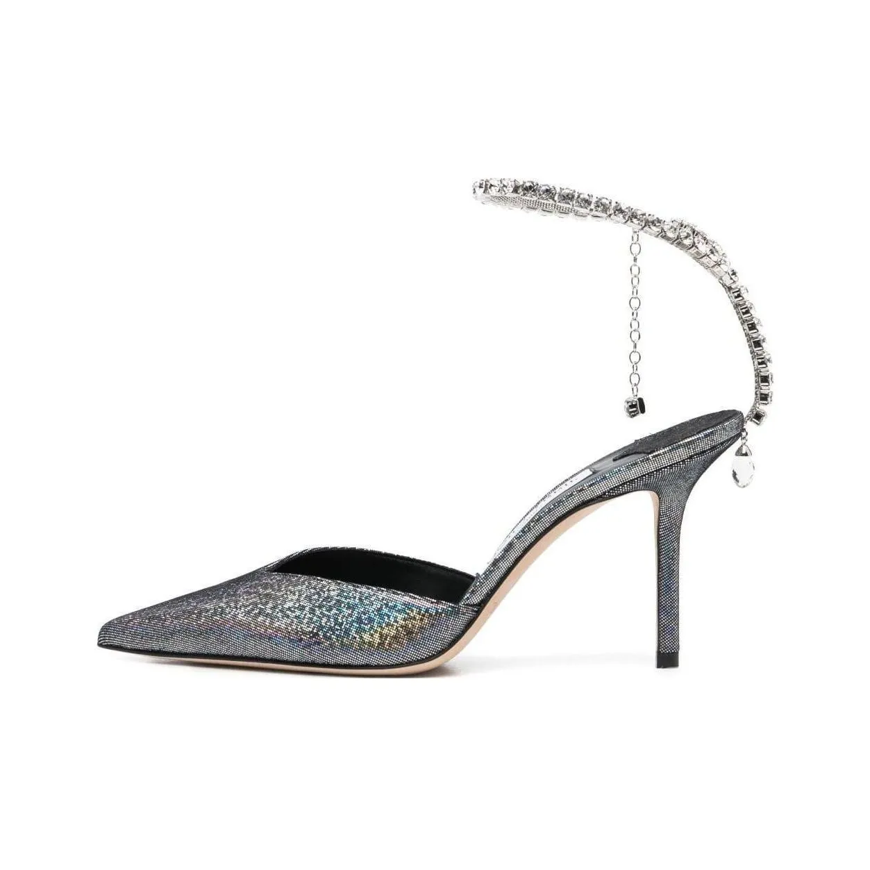 Jimmy Choo Saeda 85mm Crystal-embellished Pumps