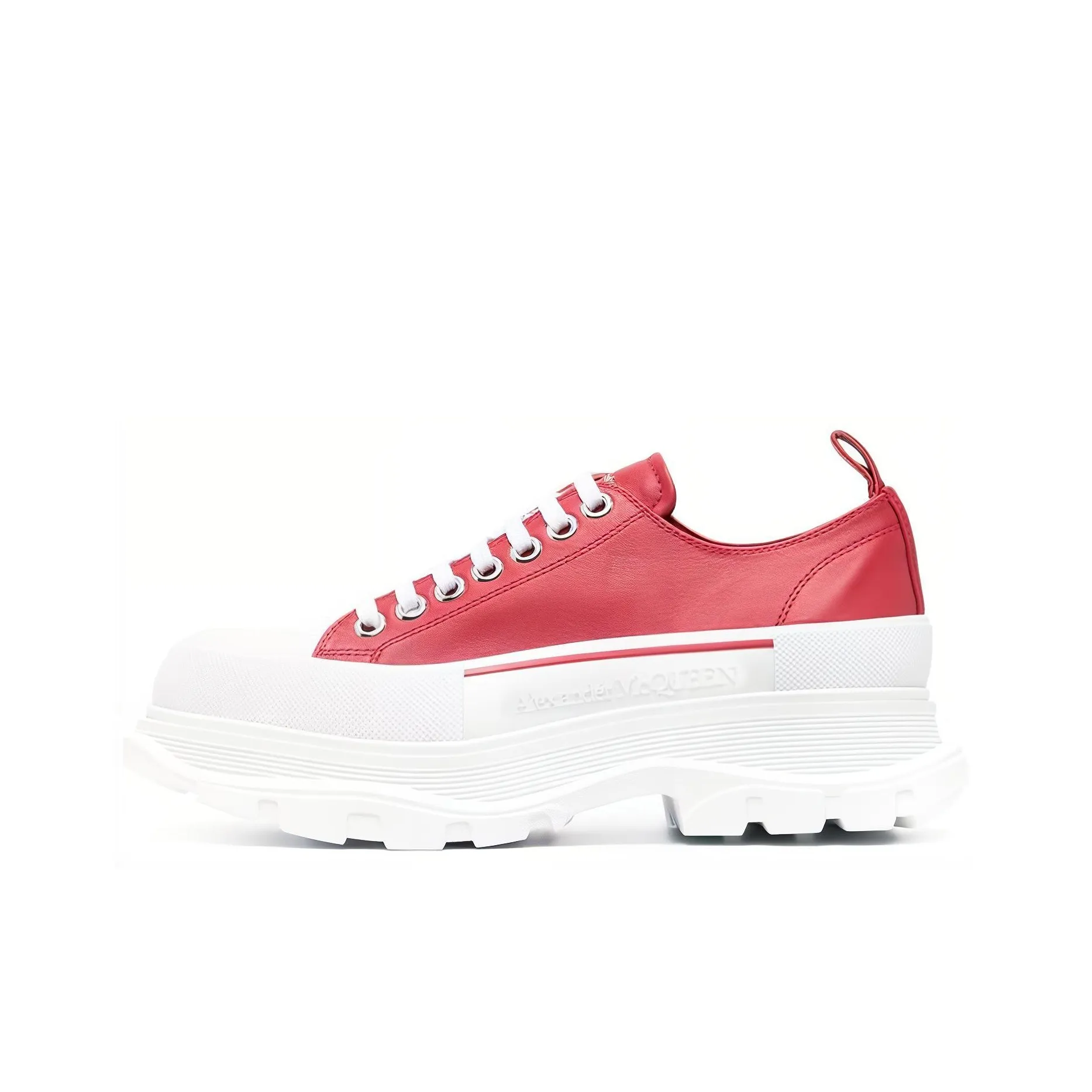 Alexander McQueen Tread Slick Sneakers 'Red White'