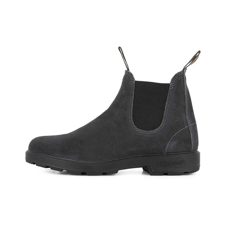 Blundstone Ankle Length Chelsea boots pair Men's Gray