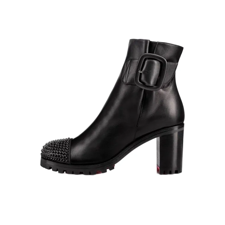 CL LUBOTING Ankle Boots 7.6cm Women's Black