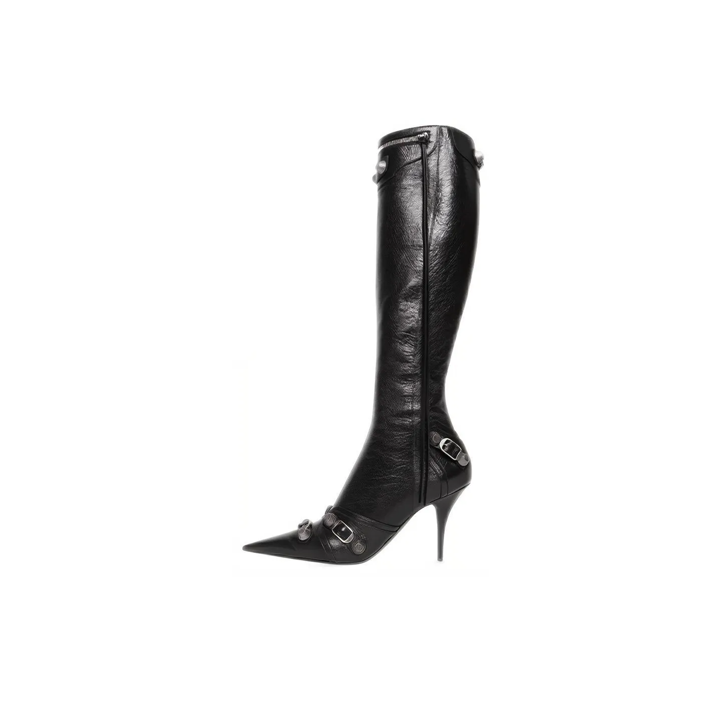 Balenciaga Cagole Pointed Toe Boots Women's