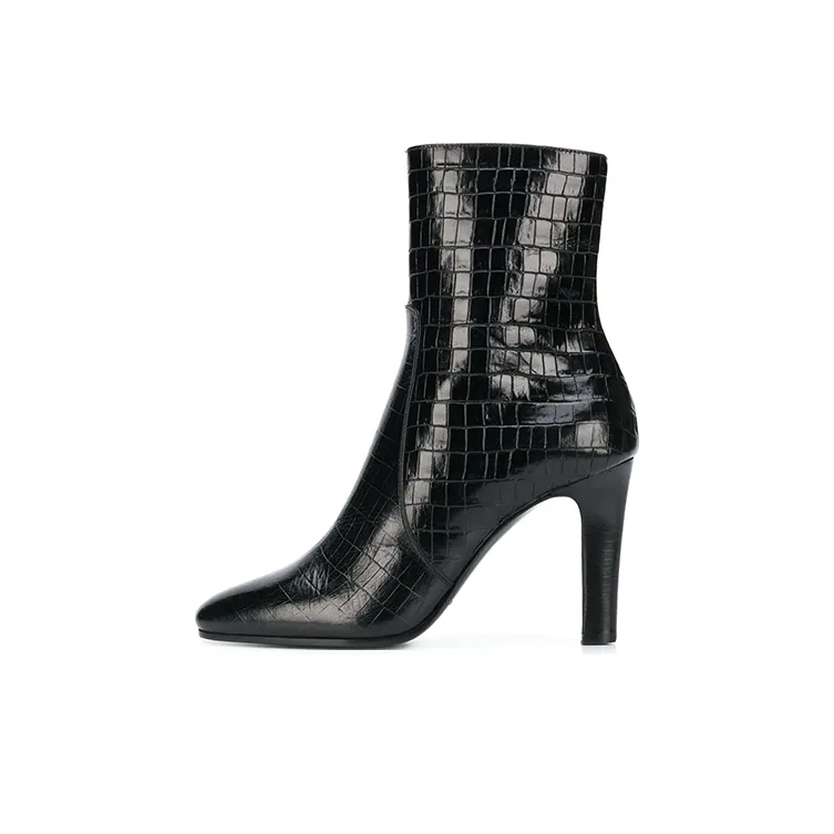 SAINT LAURENT Jane Ankle Boots 9cm Women's Black
