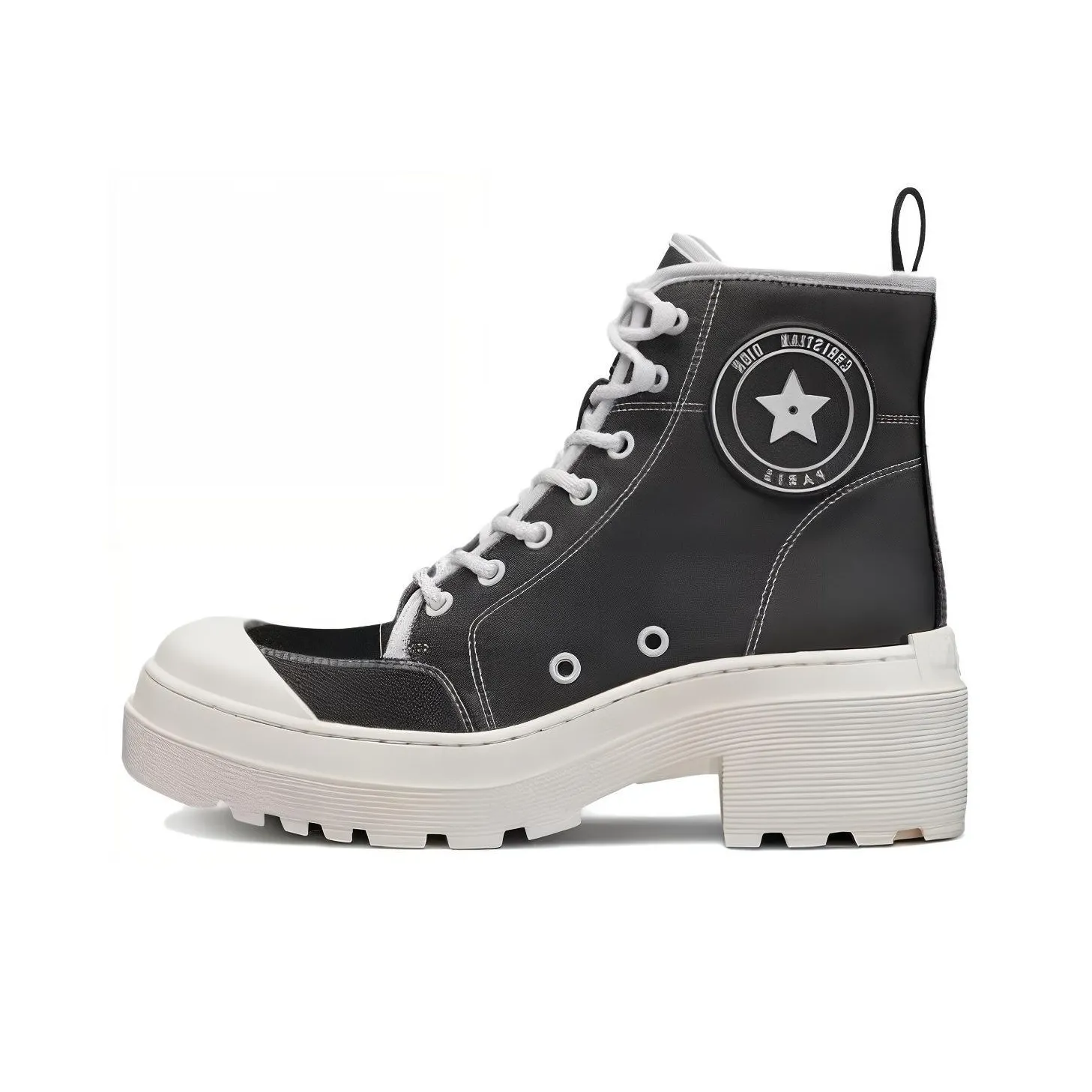 DIOR D Rise Ankle Boots 4cm Women's Black