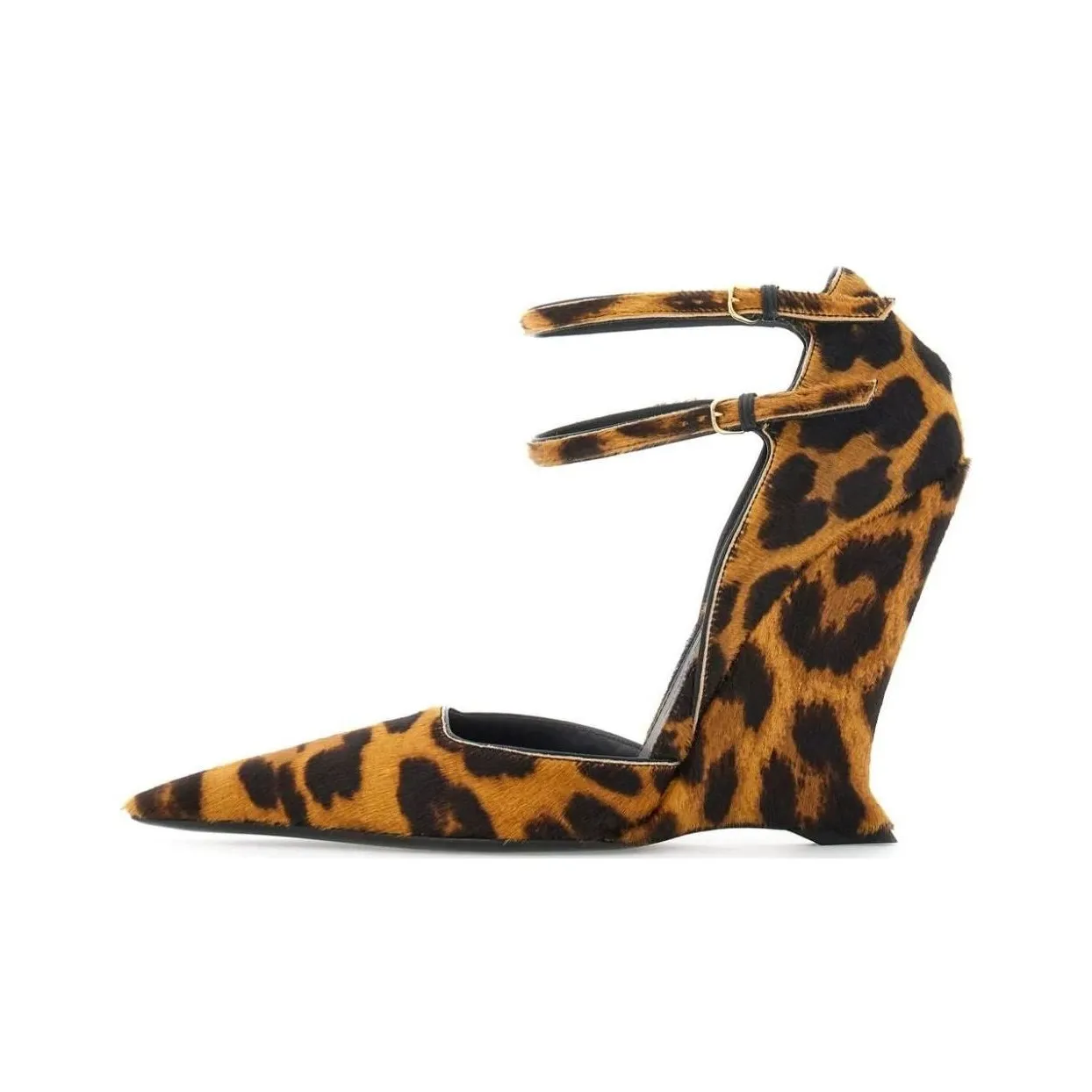 FERRAGAMO Vidya 105mm Leopard-pattern Leather Pumps