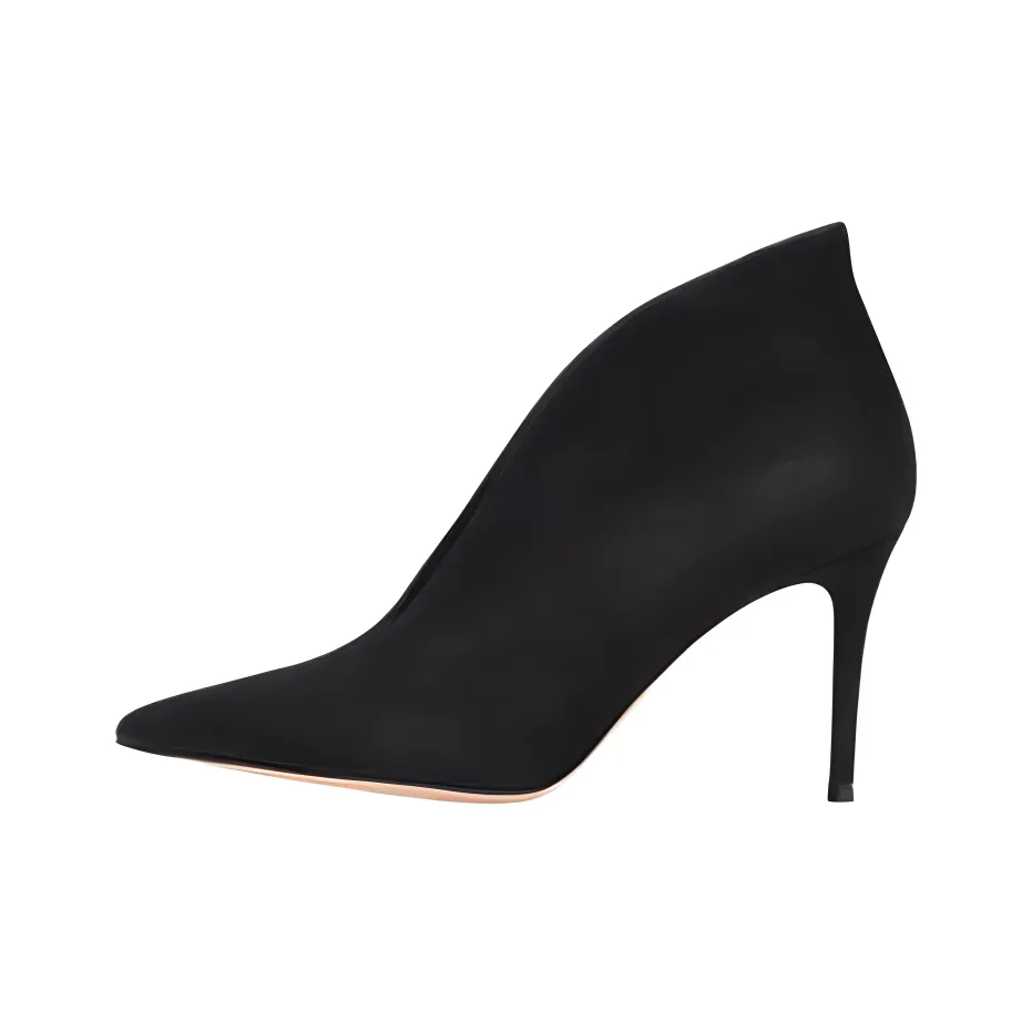 GIANVITO ROSSI Vania Ankle Boots 8.5cm Women's Black