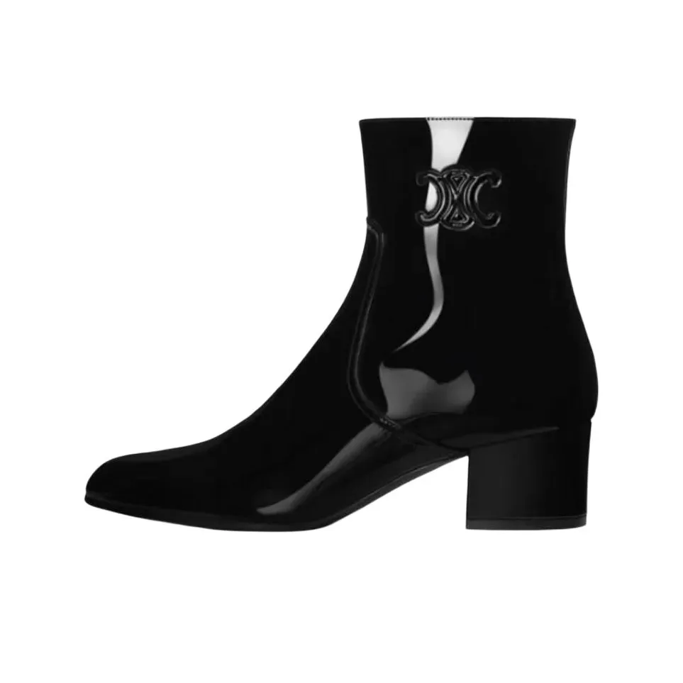 CELINE Ankle Boots Women's Black