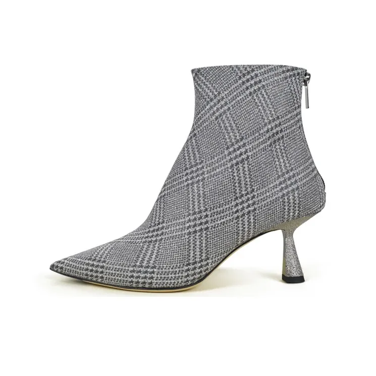 Jimmy Choo Kix 65 Ankle Boots Women's Black White