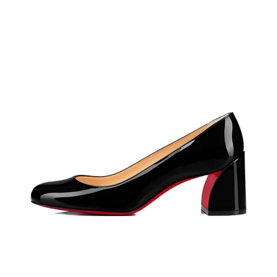 CL Miss Sab Chunky Heel High Heels 5.5cm Women's Black