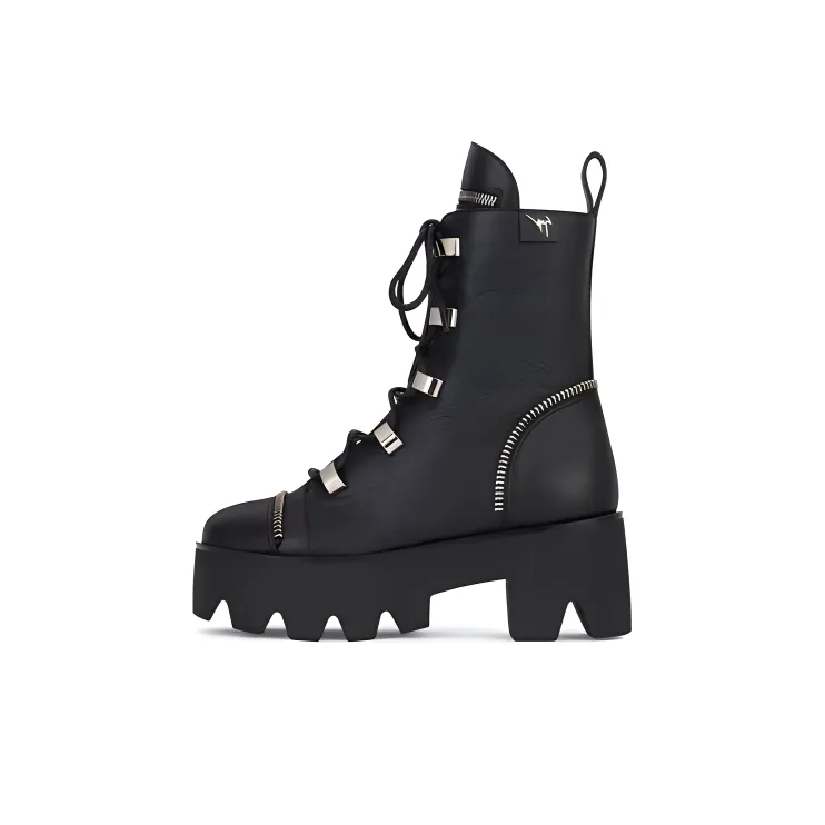 Giuseppe Zanotti Chunky Sole Combat Boots Women
s