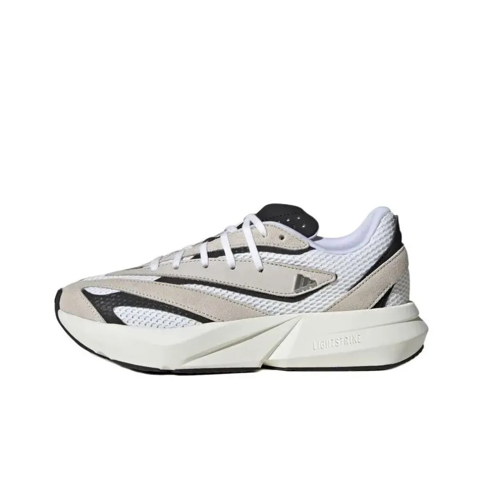 Adidas LIGHTBLAZE Slip-resistant Abrasion-resistant Low Top Casual Women's Gray White Black Adidas LIGHTBLAZE Противоскользящий Устойчивый к истиранию Низкий Топ Повседневный Женский Серый Белый Черный