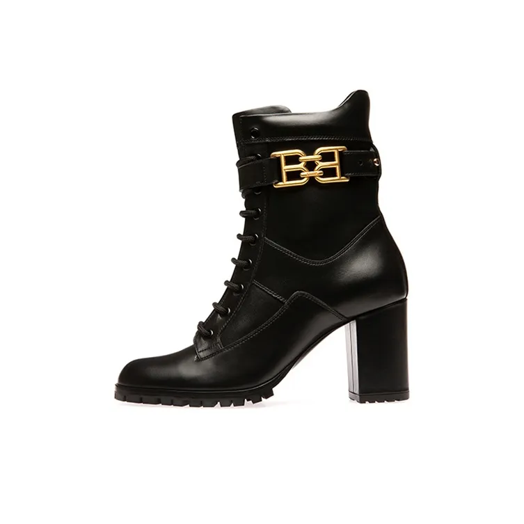 BALLY Logo-plaque Boots Women's