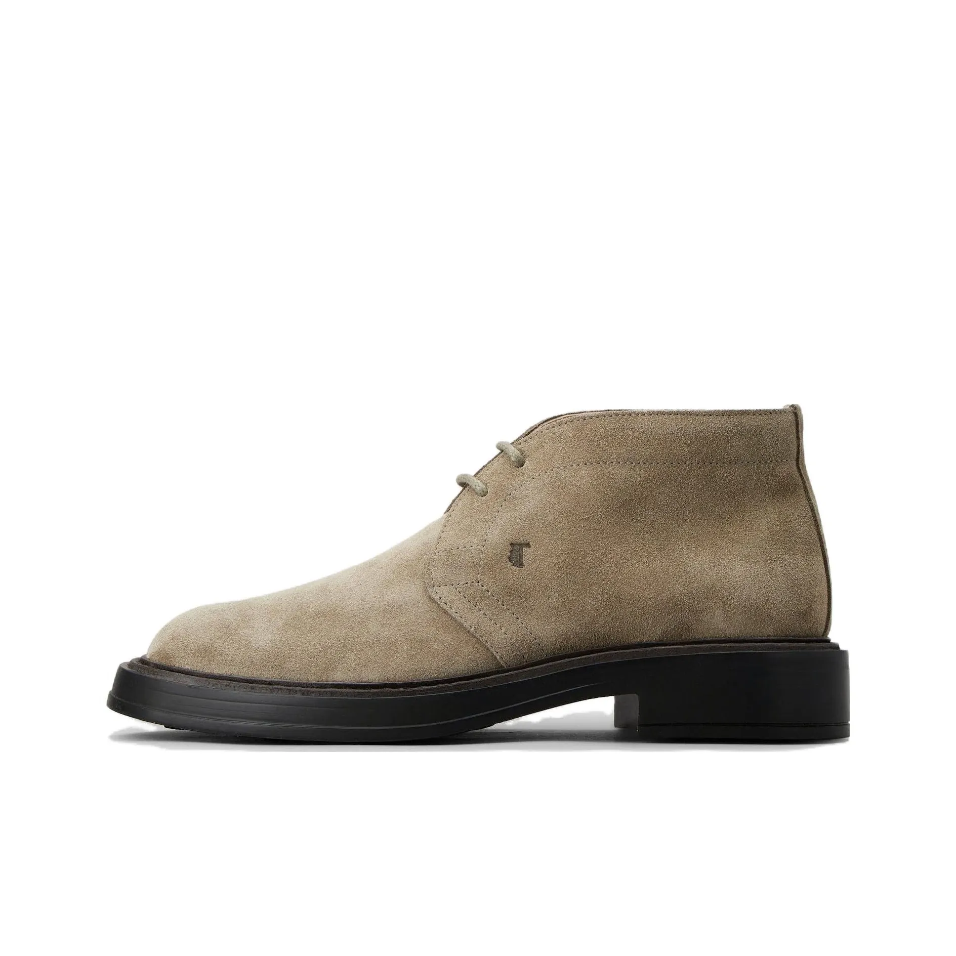 TOD'S Desert Round Toe Lace Up Boots