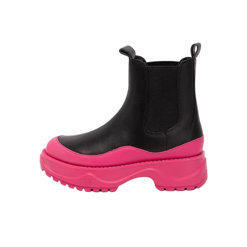 MICHAEL KORS Dupree Short Chelsea Boots 6cm Women's Black