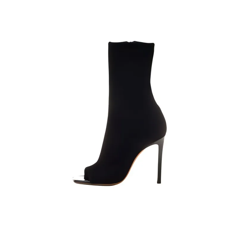 Paris Texas Amanda Open Toe Ankle Boots