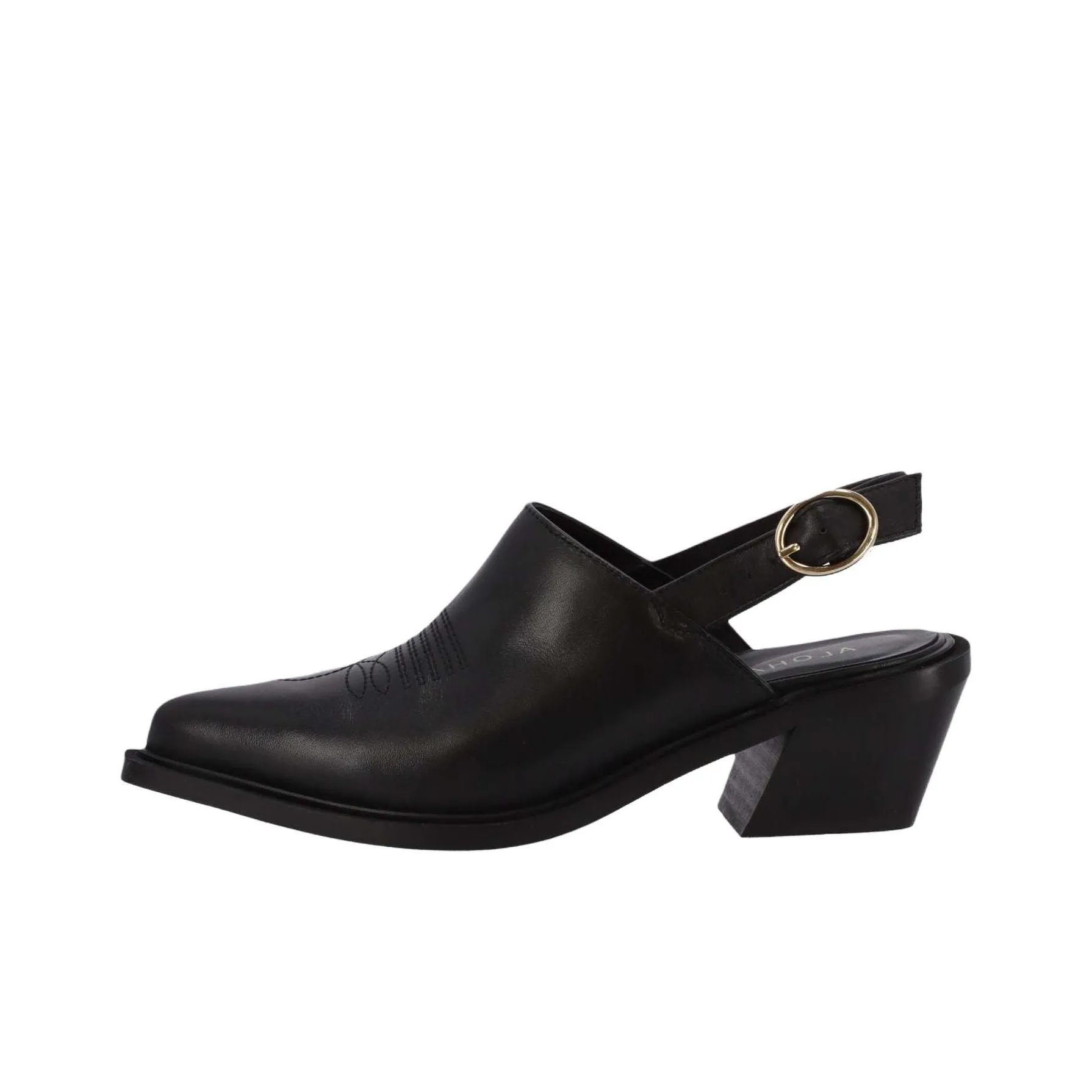ALOHAS Chunky Heel High Heels 5.5cm Women's Black