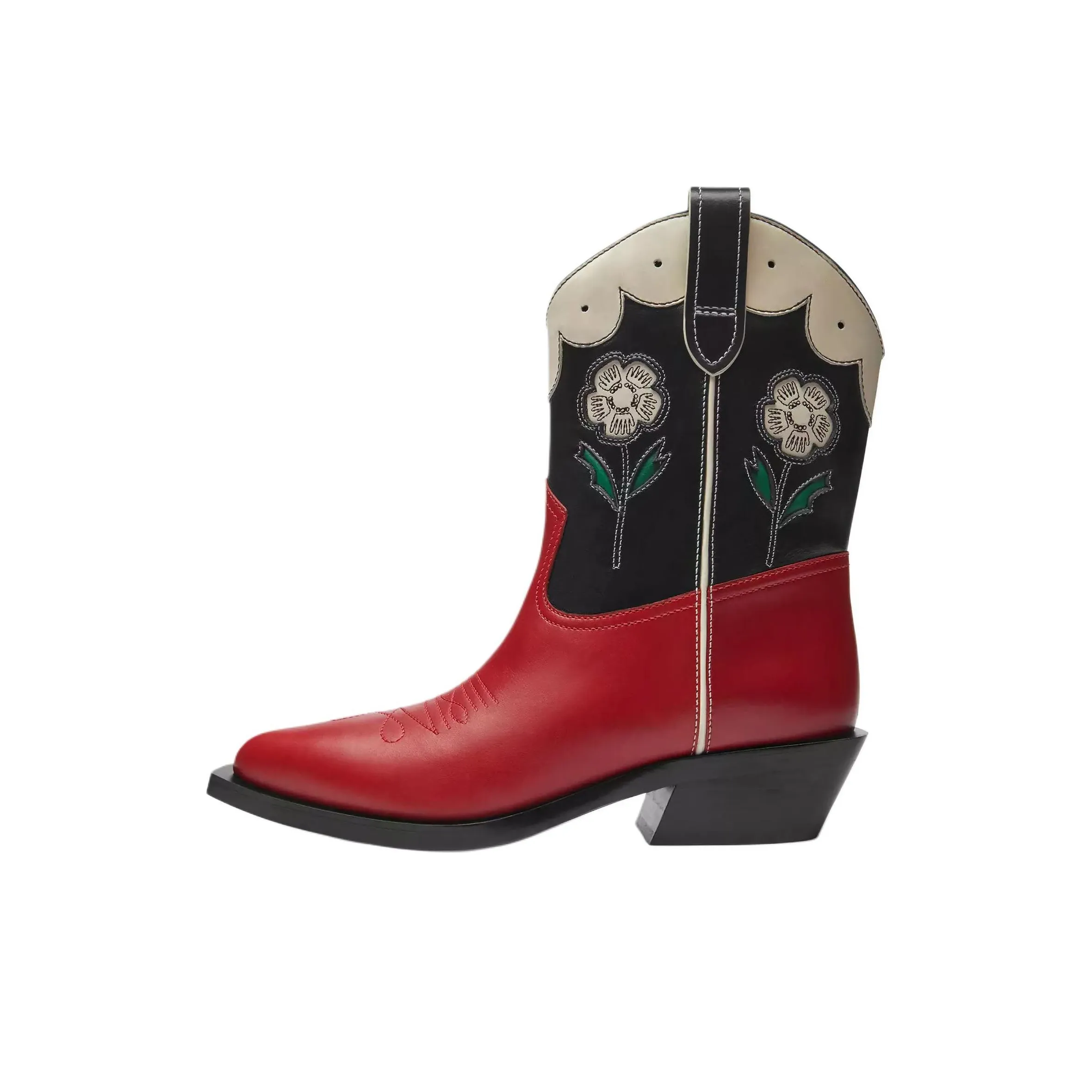 COACH Aria Ankle Boots 8.2cm Women's Red