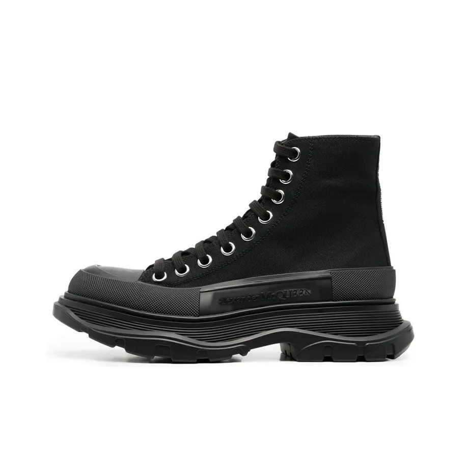 Alexander McQueen Tread Slick Boots 'Core Black' Women's