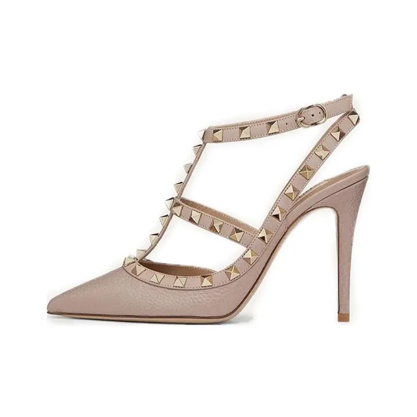 Valentino GARAVANI Slim Heel High Heels Women
s Rose Gold