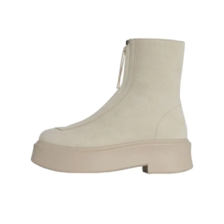 THE ROW Front Zipped Ankle Boots Women's
