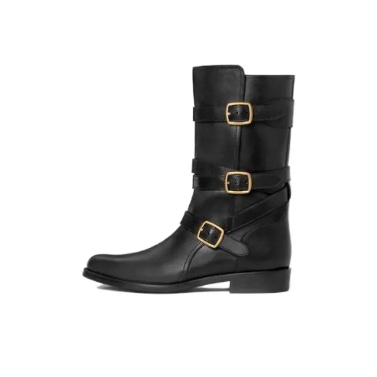 CELINE Ankle Boots Women's Black
