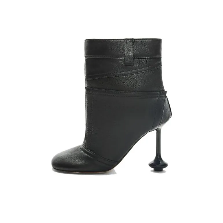 LOEWE 90mm Toy Panta Leather Ankle Boots