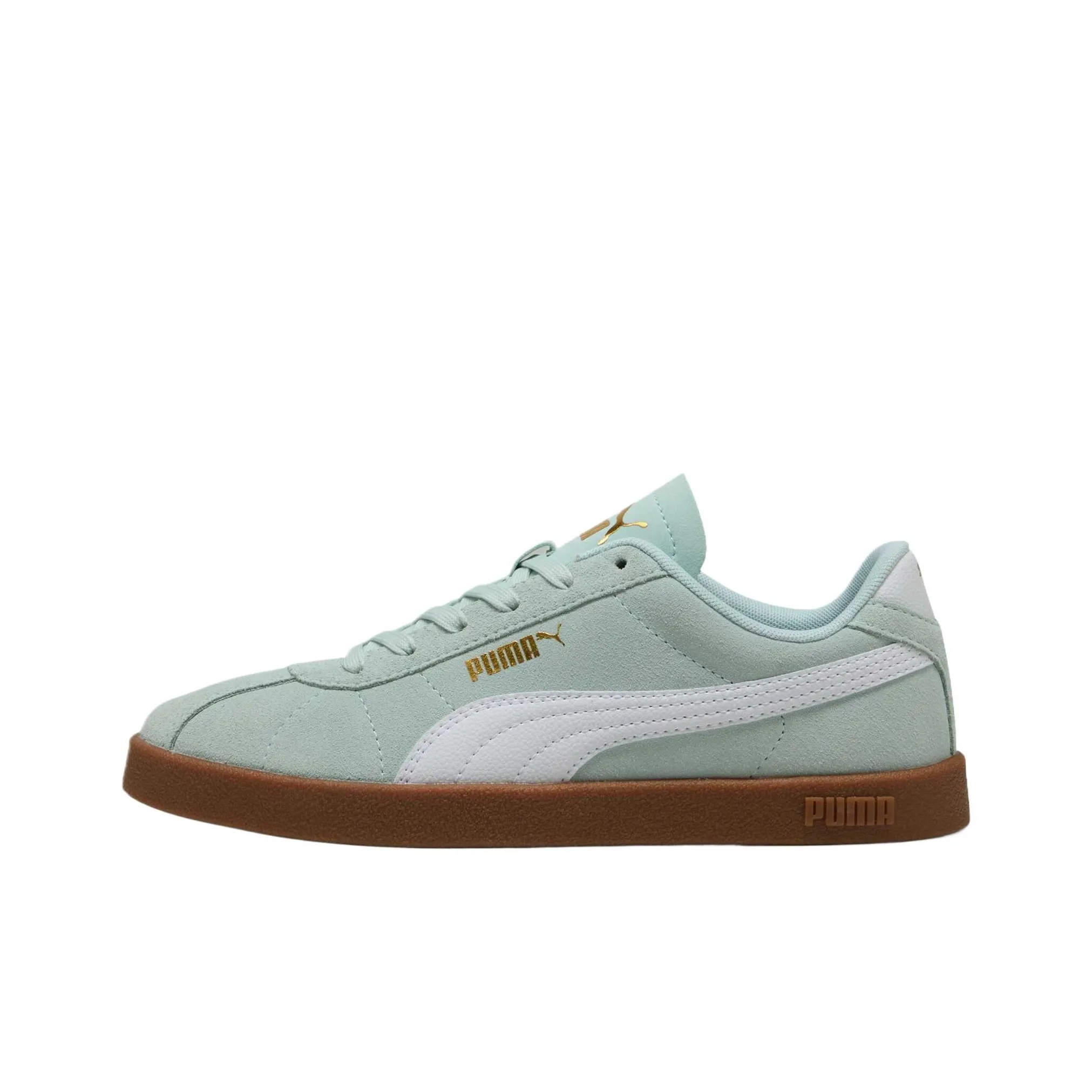PUMA Club 2 Износостойкий и Легкий Низкий Топ Casual Унисекс Зеленый
